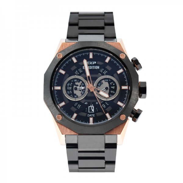 Expedition 6834 Rosegold Black Steel MCBBRBA